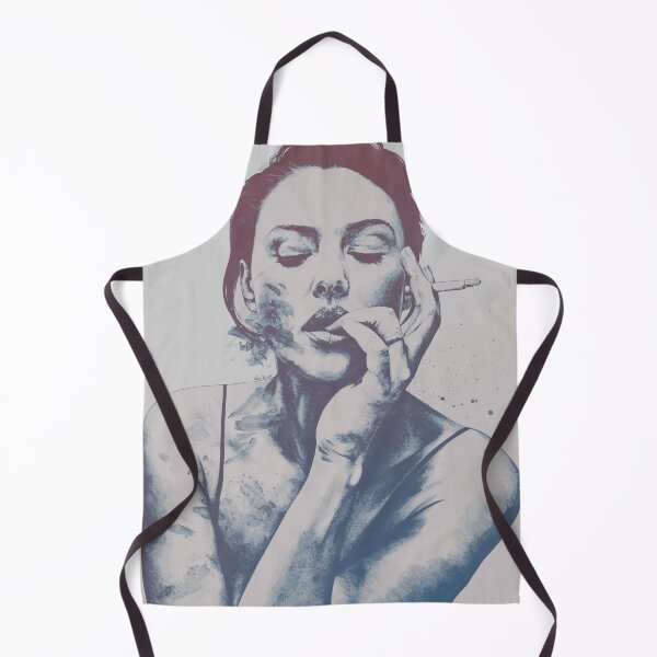 Item preview, Monica Bellucci sexy portrait | smoking woman drawing | shadow designed and sold by Marco Paludet.