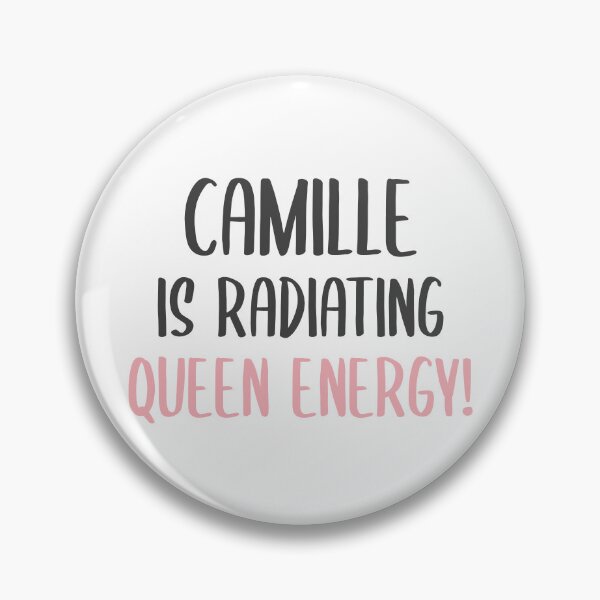 Item preview, Camille Is Radiating Queen Energy (Gray and Pink) designed and sold by FilipeFerreira.