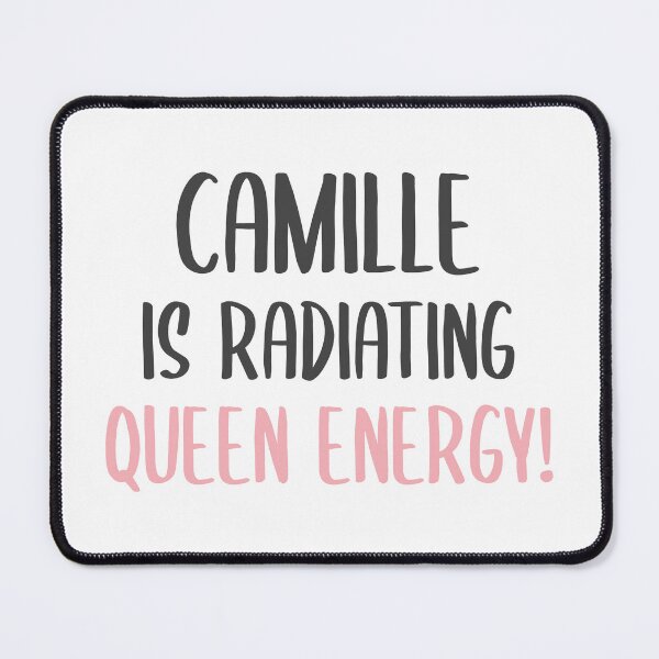 Item preview, Camille Is Radiating Queen Energy (Gray and Pink) designed and sold by FilipeFerreira.