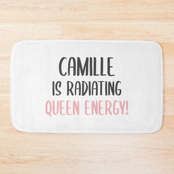 Item preview, Camille Is Radiating Queen Energy (Gray and Pink) designed and sold by FilipeFerreira.