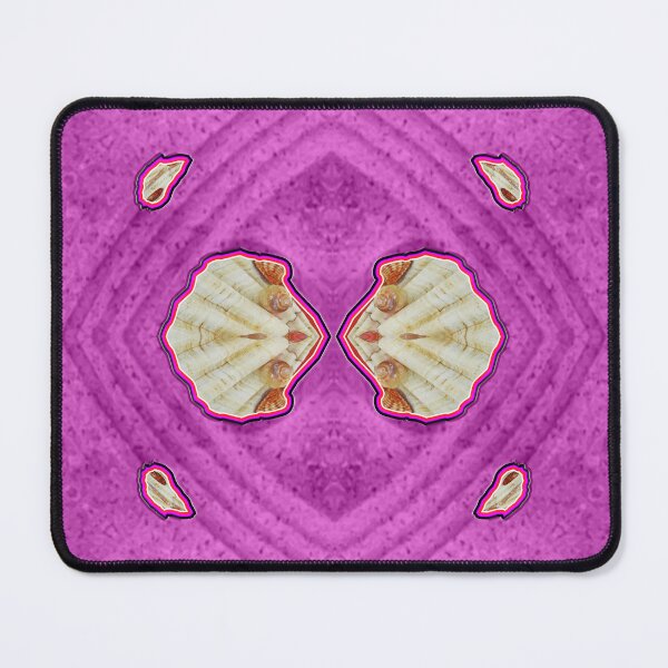 Item preview, ABSTRACT AND ELEGANT PINK MARBLED SHELLS designed and sold by Ralek.