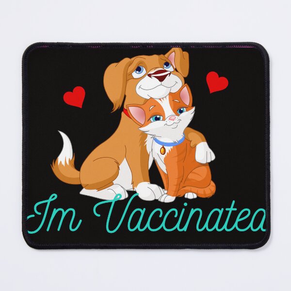 Item preview, Dog and Cat lovers Hug me I'm vaccinated  designed and sold by JadedDesign.