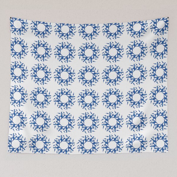 Item preview, bright blue snowflake designed and sold by Meo Design.