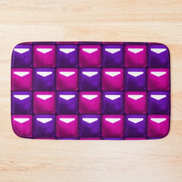 Item preview, Beat Saber Block Pattern 2022 - Violet Purple & Magenta Pink designed and sold by JessySketches.