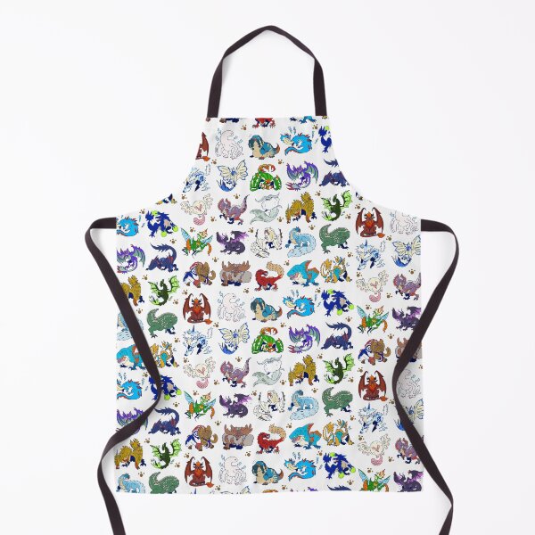 Item preview, Goofy Monster Pattern designed and sold by KatHumanArt.