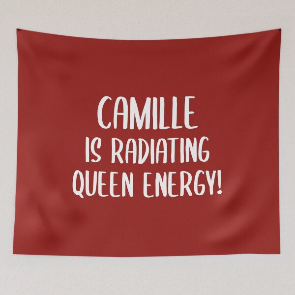 Item preview, Camille Is Radiating Queen Energy (Red BG) designed and sold by FilipeFerreira.