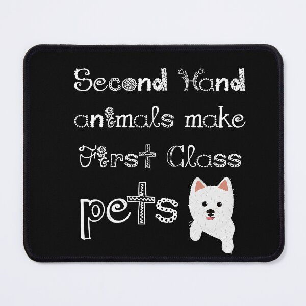 Item preview, Second Hand Animals Make First Class Pets designed and sold by ZubiyaArt.