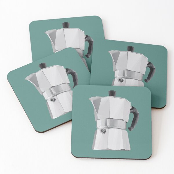 Item preview, Coffee Moka Pot polygon art designed and sold by polymolystudio.
