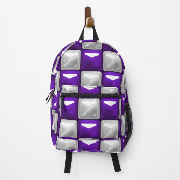Item preview, Beat Saber Block Pattern 2022 - Violet Purple & Silver designed and sold by JessySketches.