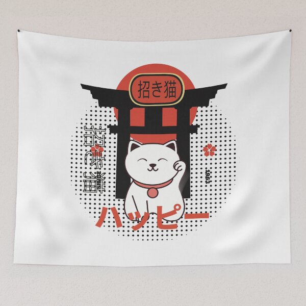 Item preview, Japanese lucky cat anime manga designed and sold by DesignsbyMona.