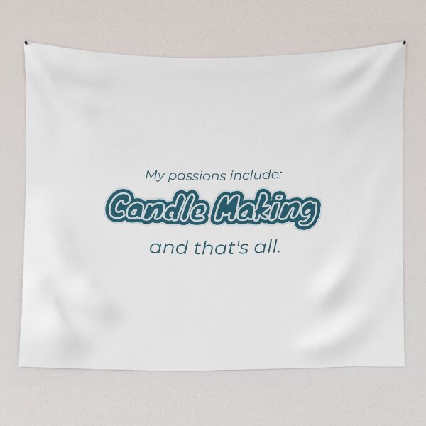 Item preview, Candle Making is my passion designed and sold by cooldesignsalot.