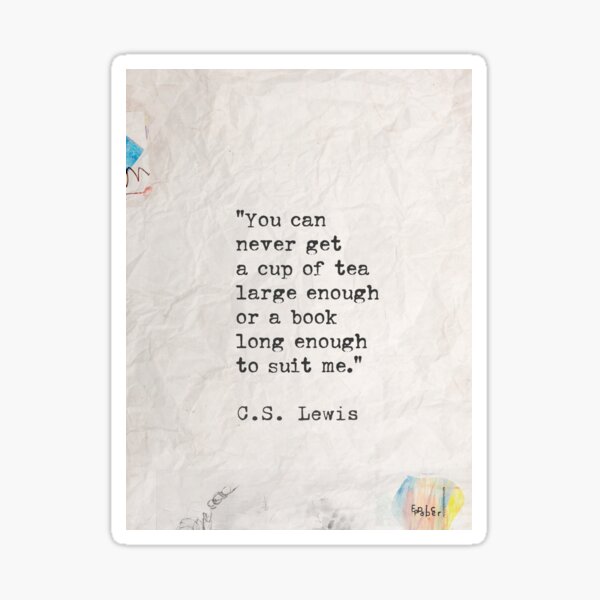 Item preview, C.S. Lewis quote  You can never get designed and sold by epicpaper quotes.