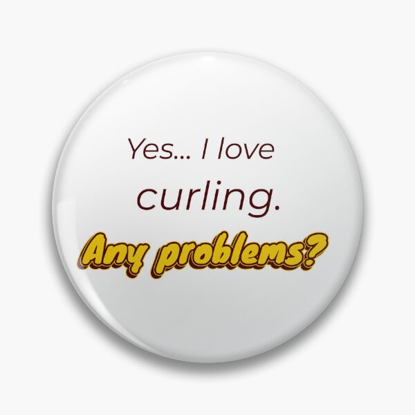 Item preview, I love Curling designed and sold by cooldesignsalot.