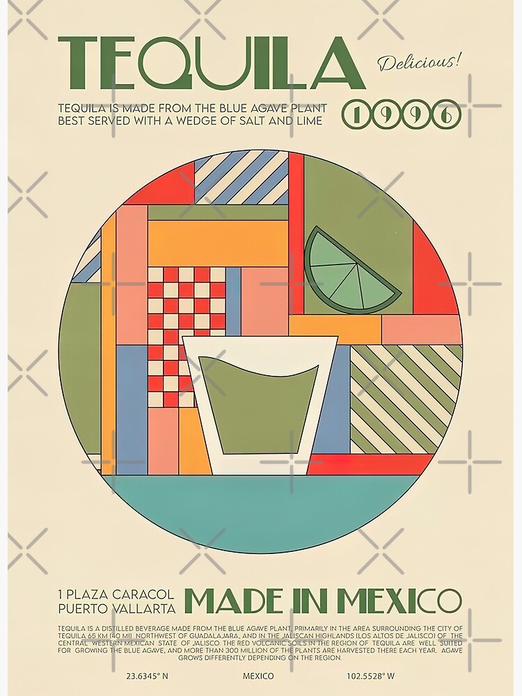 "The Tequila Made In Mexico" Poster for Sale by EnzoLima Redbubble