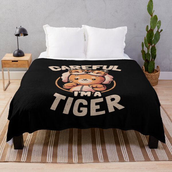 Item preview, Careful I'm a Tiger - Funny Cute Cat Gift designed and sold by EduEly.