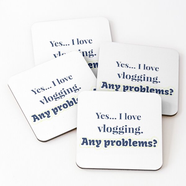 Item preview, I love Vlogging designed and sold by cooldesignsalot.