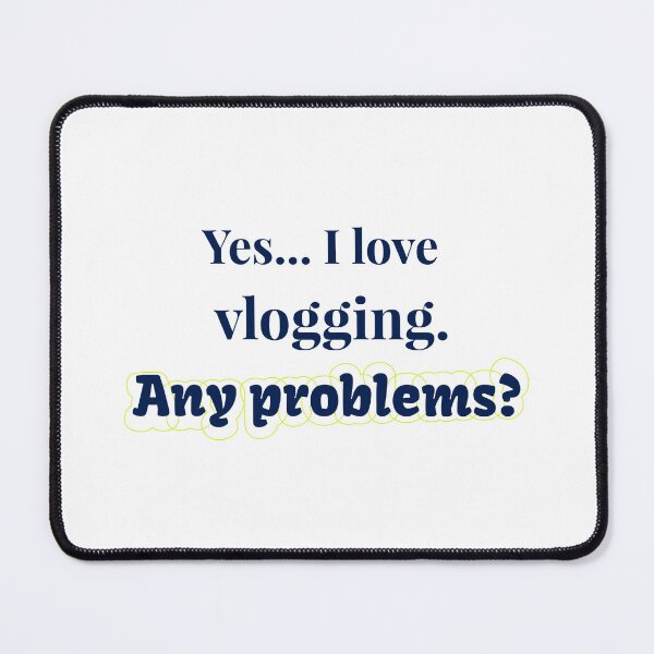 Item preview, I love Vlogging designed and sold by cooldesignsalot.