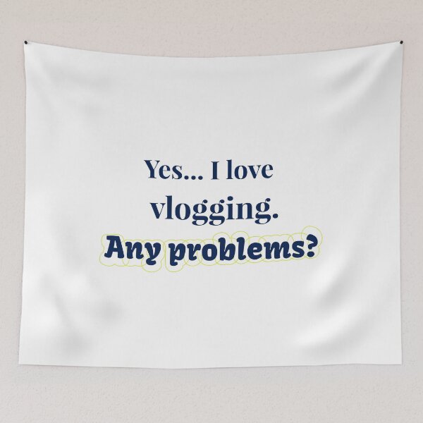 Item preview, I love Vlogging designed and sold by cooldesignsalot.