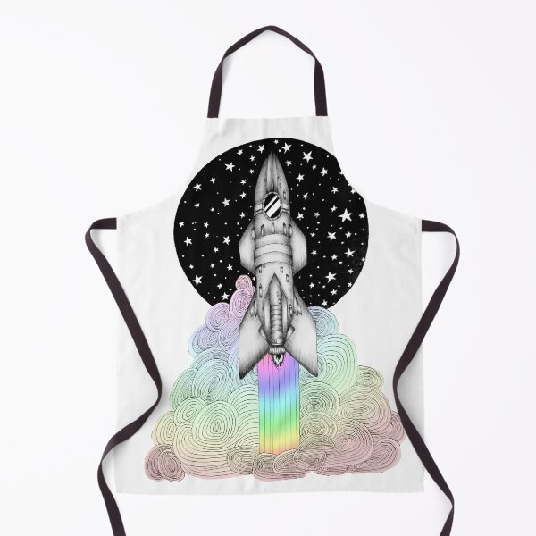 Aperçu de l'œuvre Super Magic Rainbow Dream Rocket créée et vendue par ECMazur Art.
