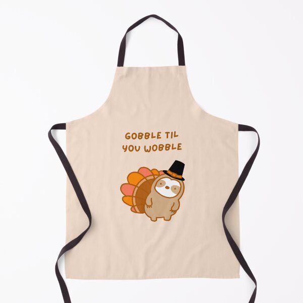Item preview, Gobble Til You Wobble Thanksgiving Turkey Sloth designed and sold by theslothinme.