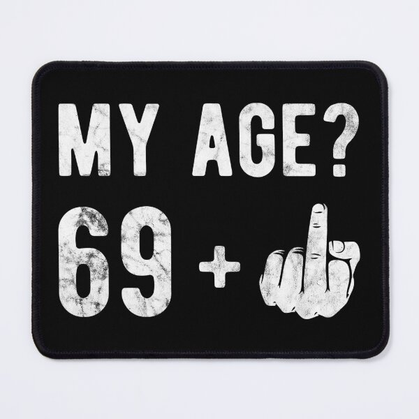 Item preview, My Age Finger 69 Birthday Gift Idea designed and sold by haselshirt.