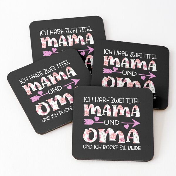 Item preview, I have two titles Mama and Oma and I rock them both | colorful floral motif designed and sold by Gordenwear.