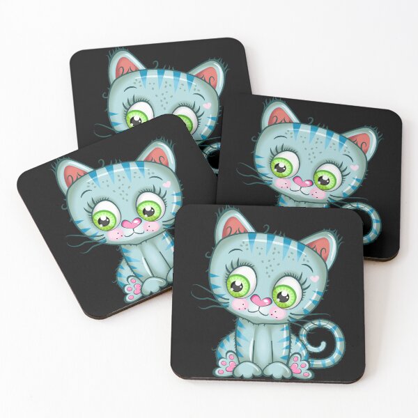 Item preview, cute cats collection cat blue designed and sold by angelusdark.