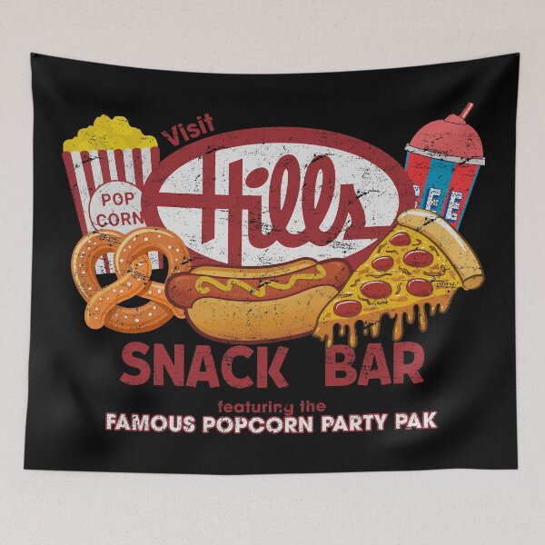 Item preview, Distressed Hills Snack Bar designed and sold by TeeArcade84.