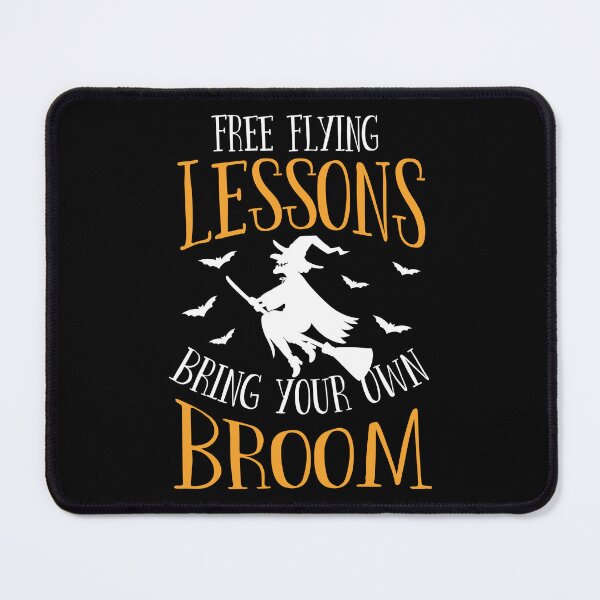 Item preview, Halloween Shirt Free flying lessons Bring your broom Gift Tee designed and sold by haselshirt.