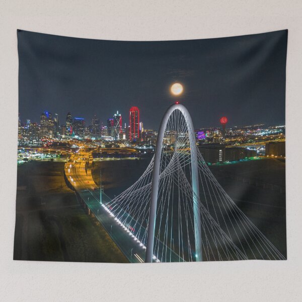Item preview, Moon Over Dallas designed and sold by josephhaubert.