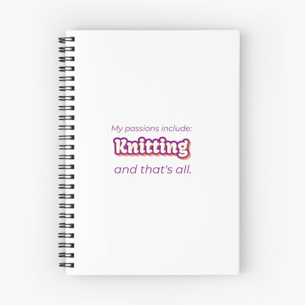 Item preview, Knitting is my passion designed and sold by cooldesignsalot.