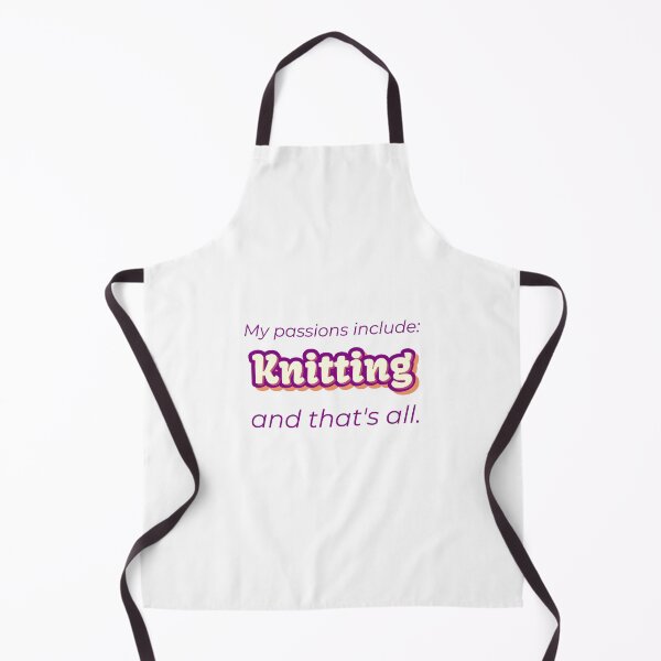 Item preview, Knitting is my passion designed and sold by cooldesignsalot.