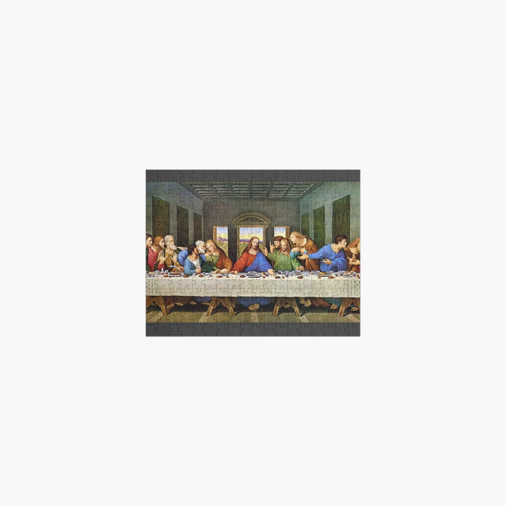 Da Vinci's Last Supper in restored version Jigsaw Puzzle