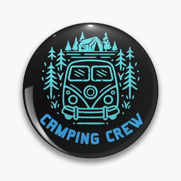 Item preview, Vintage Camping Crew Bold Typography and illustration  designed and sold by garniturex.