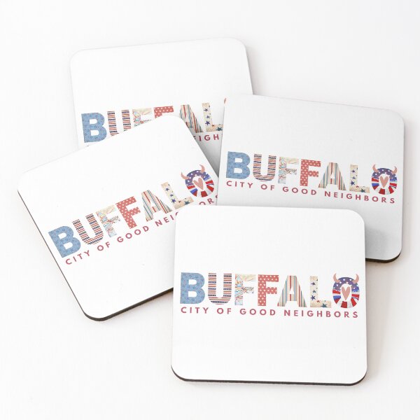 Item preview, Buffalo - the City of Good Neighbors - Patriotic - American Pride designed and sold by MissBuffalove.