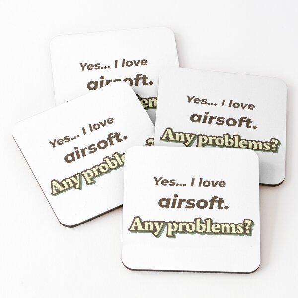 Item preview, I love Airsoft designed and sold by cooldesignsalot.