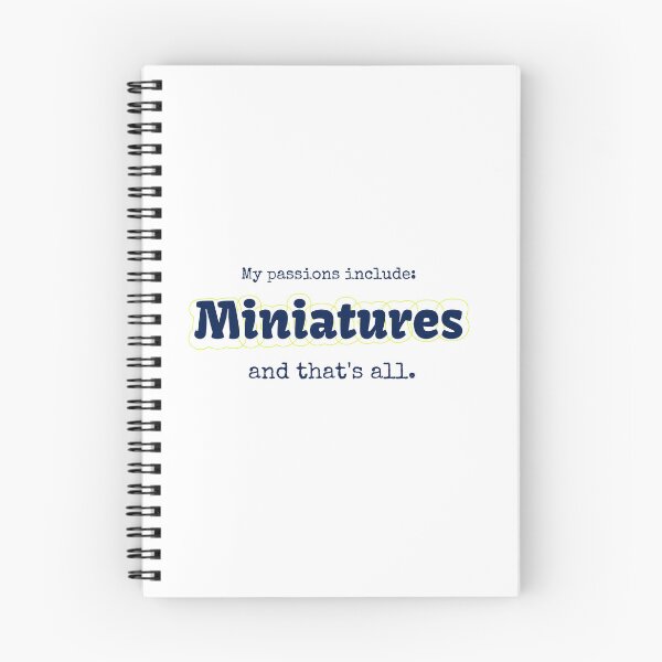 Item preview, Miniatures is my passion designed and sold by cooldesignsalot.