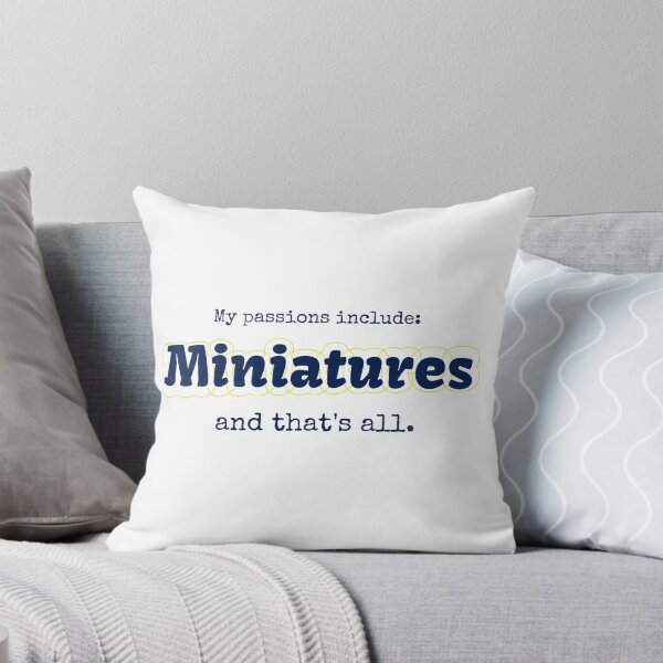 Item preview, Miniatures is my passion designed and sold by cooldesignsalot.