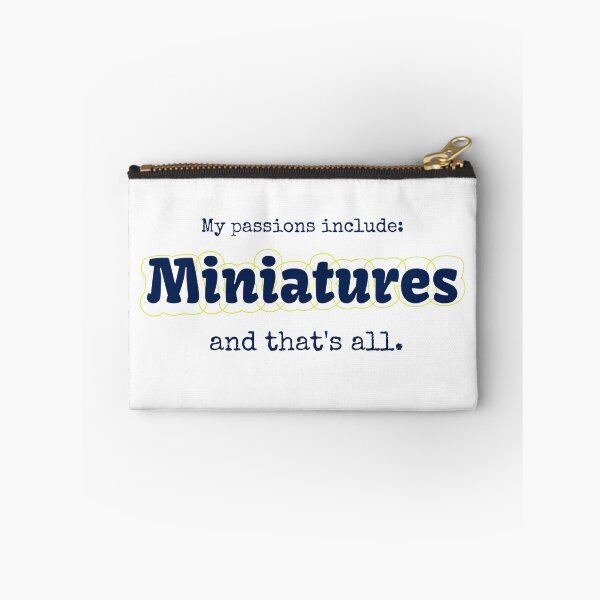 Item preview, Miniatures is my passion designed and sold by cooldesignsalot.