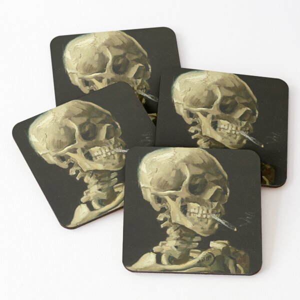 Item preview, Head of a Skeleton | Vincent van Gogh | 1886 Impressionism Art designed and sold by CJET.