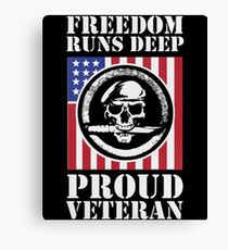 Proud Veteran Canvas Print