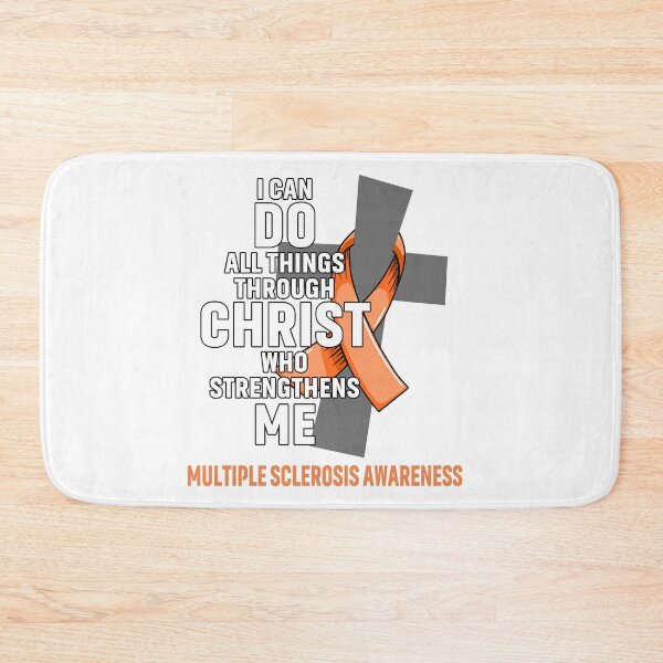 Item preview, I Can Do All Things Through Christ Who Strengthens Me Multiple Sclerosis Awareness designed and sold by Hatjar.