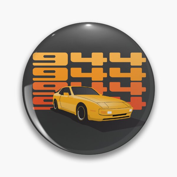 Item preview, 1986 Porsche 944 yellow illustration designed and sold by blackdogshop.