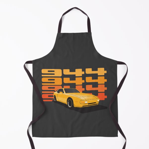 Item preview, 1986 Porsche 944 yellow illustration designed and sold by blackdogshop.