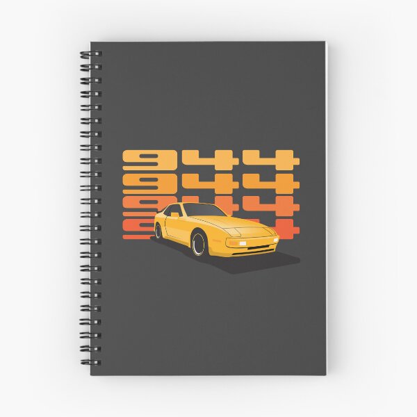 Item preview, 1986 Porsche 944 yellow illustration designed and sold by blackdogshop.
