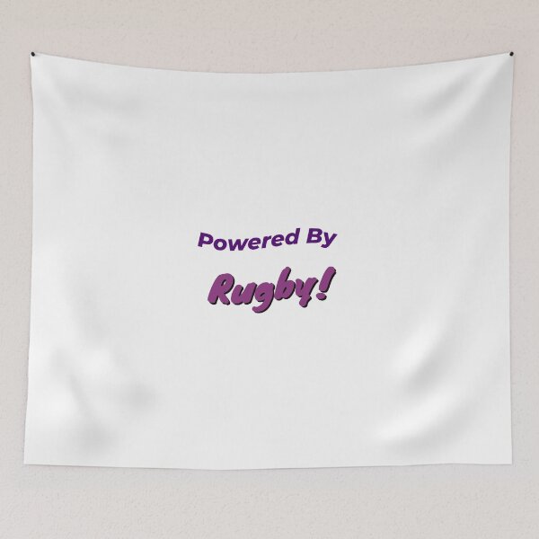 Item preview, Powered By Rugby designed and sold by cooldesignsalot.