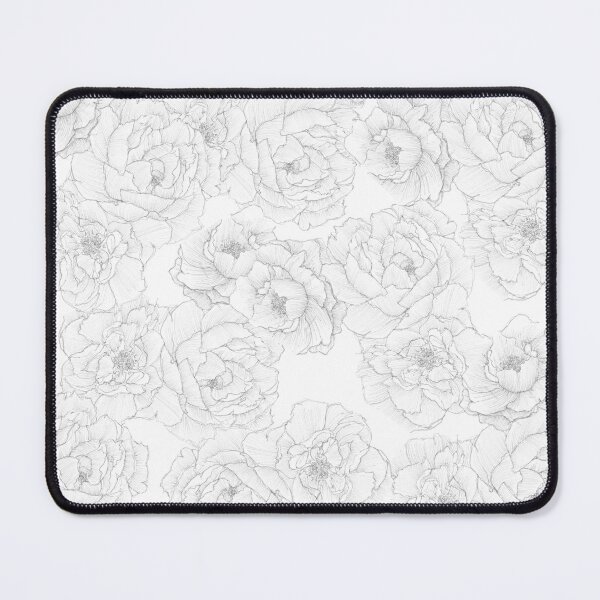 Item preview, Peony Flower Pattern designed and sold by ECMazur Art.