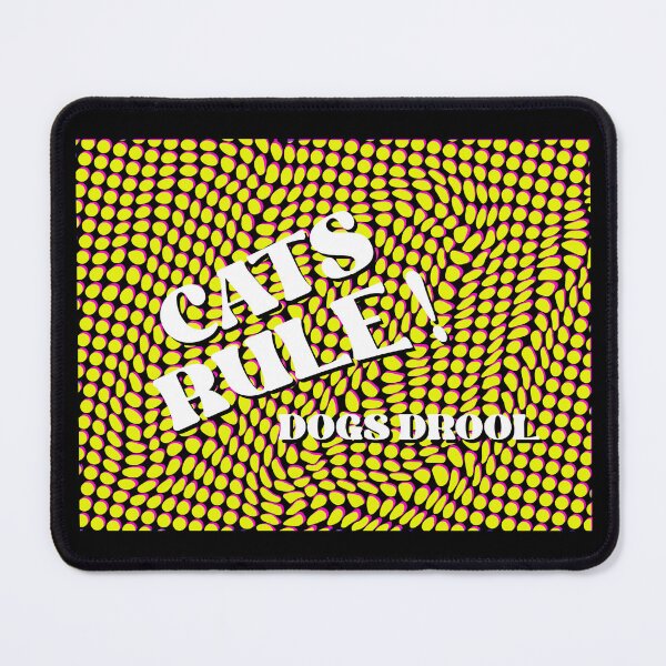 Item preview, Cats rule dogs drool Cat bed design  designed and sold by TipTopTapo.