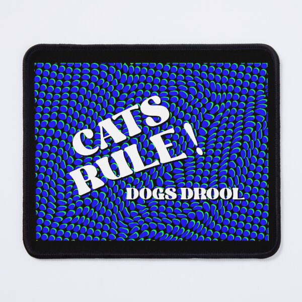 Item preview, Cats rule dogs drool Cat bed design designed and sold by TipTopTapo.
