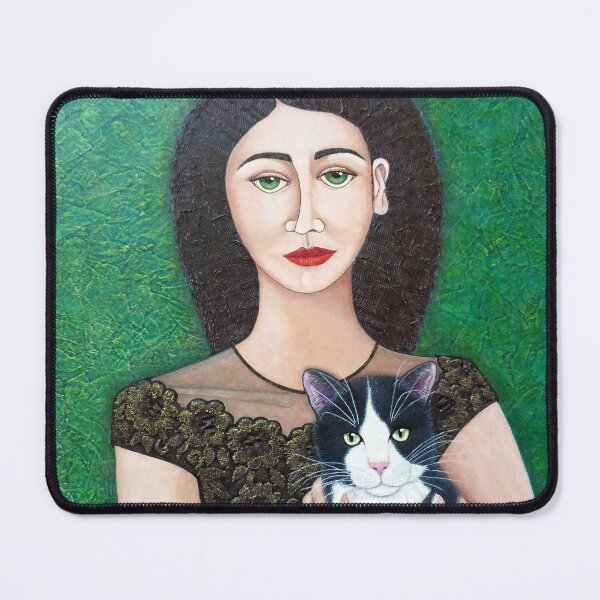 Item preview, Woman with cat soul designed and sold by Madalena Lobao-Tello.